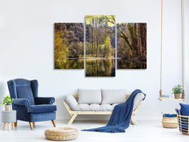 modern-3-piece-canvas-print-lake-in-the-forest