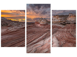 modern-3-piece-canvas-print-last-light-at-white-pocket