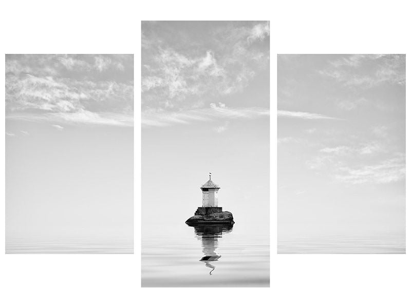 modern-3-piece-canvas-print-lighthouse-in-mist
