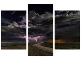 modern-3-piece-canvas-print-prairie-lightning