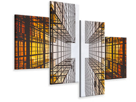 modern-4-piece-canvas-print-2-imposing-skyscrapers