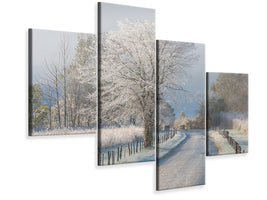 modern-4-piece-canvas-print-a-frosty-morning