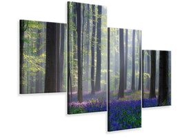 modern-4-piece-canvas-print-bluebells