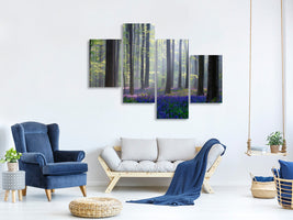 modern-4-piece-canvas-print-bluebells
