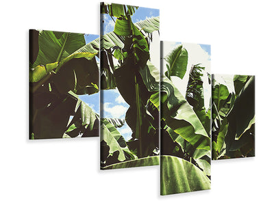 modern-4-piece-canvas-print-in-the-middle-of-the-jungle