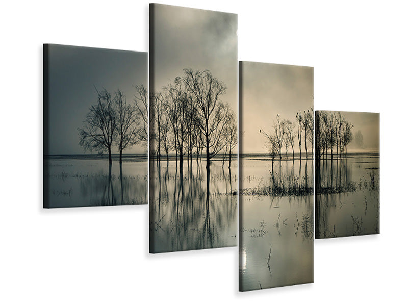 modern-4-piece-canvas-print-lakes-secret