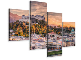 modern-4-piece-canvas-print-salzburg-in-fall-colors