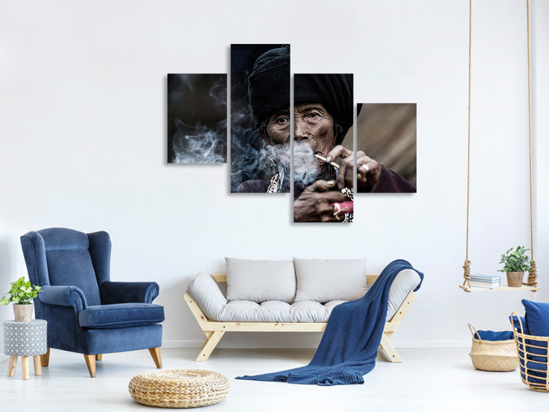 modern-4-piece-canvas-print-smoking-ii