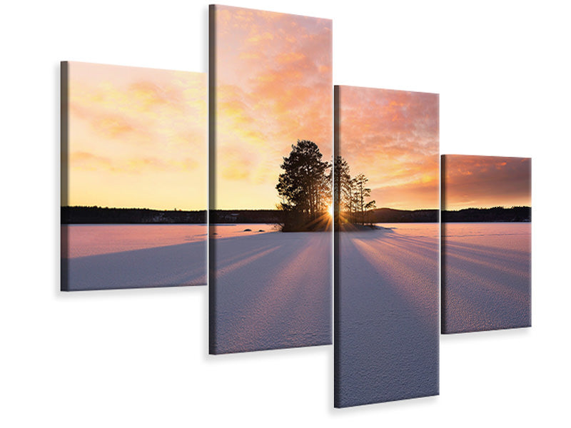 modern-4-piece-canvas-print-sun-kissed