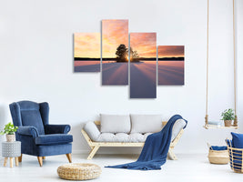 modern-4-piece-canvas-print-sun-kissed