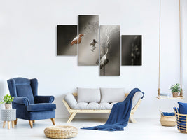 modern-4-piece-canvas-print-withe-hydrangea