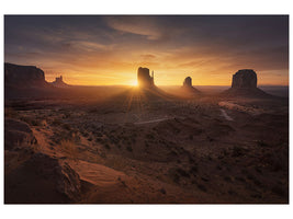 panoramic-3-piece-canvas-print-monument-sunrise