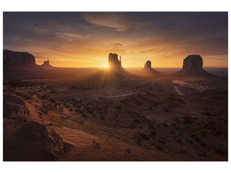 panoramic-3-piece-canvas-print-monument-sunrise