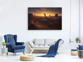 panoramic-3-piece-canvas-print-monument-sunrise