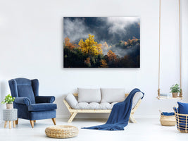 modern-4-piece-canvas-print-moonlight-forest