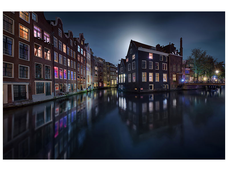 4-piece-canvas-print-moonlight-over-amsterdam