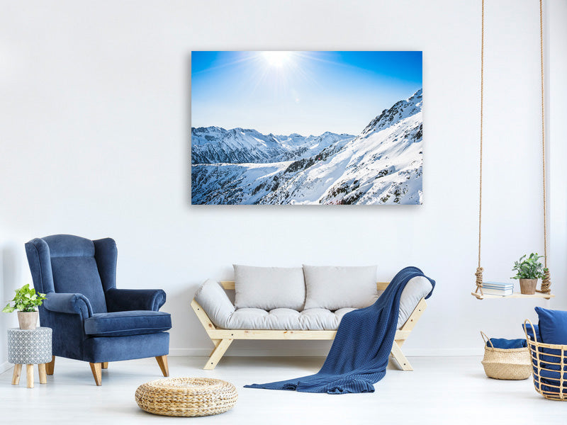 panoramic-3-piece-canvas-print-mountain-panorama-in-snow