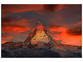 5-piece-canvas-print-mountains-of-switzerland-at-sunset