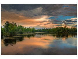 4-piece-canvas-print-mystic-lake