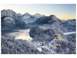 modern-4-piece-canvas-print-neuschwanstein-castle-in-ammergebierge
