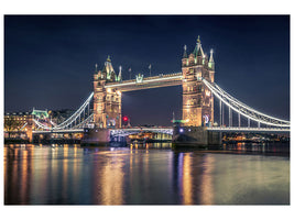 modern-4-piece-canvas-print-night-at-the-tower-bridge