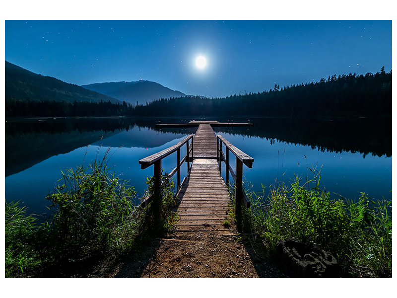 panoramic-3-piece-canvas-print-one-night-at-full-moon