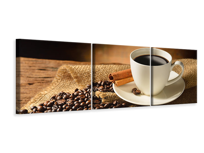 panoramic-3-piece-canvas-print-coffee-break-ii