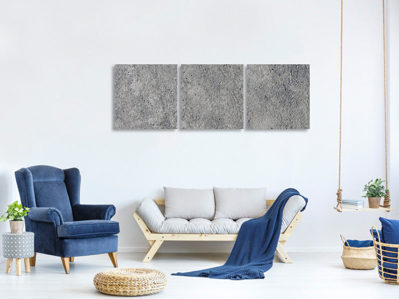 panoramic-3-piece-canvas-print-concrete-wall