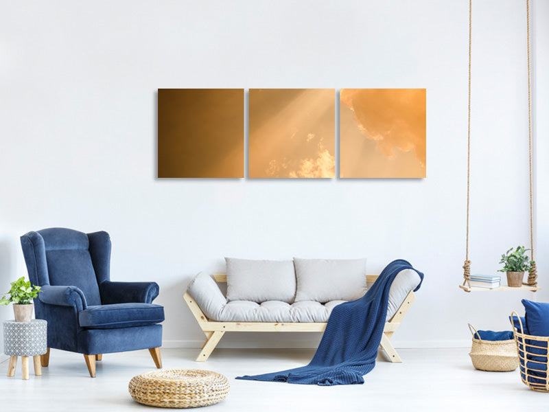 panoramic-3-piece-canvas-print-evening-sky