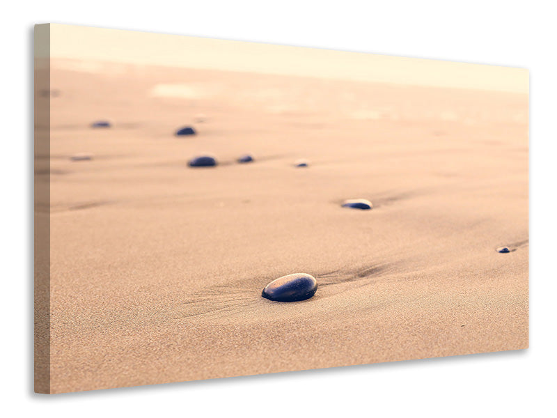 3-piece-canvas-print-pebbles-in-the-sand