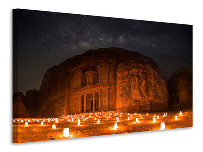 panoramic-3-piece-canvas-print-petra-by-night