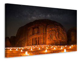 4-piece-canvas-print-petra-by-night