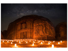 3-piece-canvas-print-petra-by-night