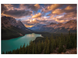 4-piece-canvas-print-peyto-lake-at-dusk