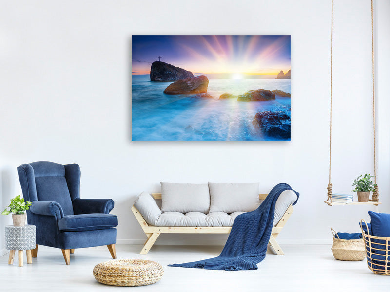 4-piece-canvas-print-photo-wallaper-mystic-sea
