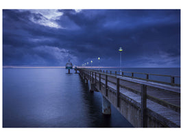 panoramic-canvas-print-pier-at-night
