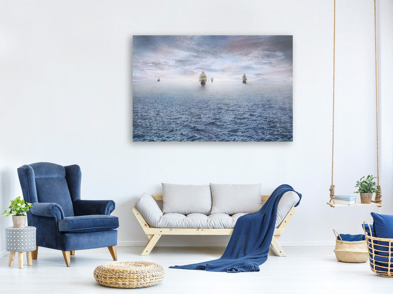 panoramic-3-piece-canvas-print-pirate-ships