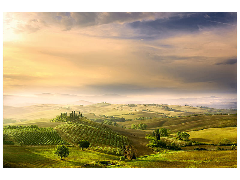 panoramic-3-piece-canvas-print-podere-belvedere-sunrise
