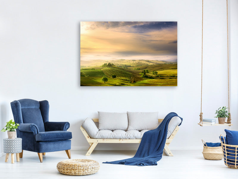 5-piece-canvas-print-podere-belvedere-sunrise