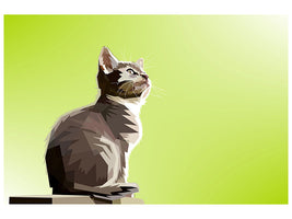 3-piece-canvas-print-pop-art-cat-xl