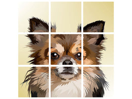 4-piece-canvas-print-pop-art-dog-portrait
