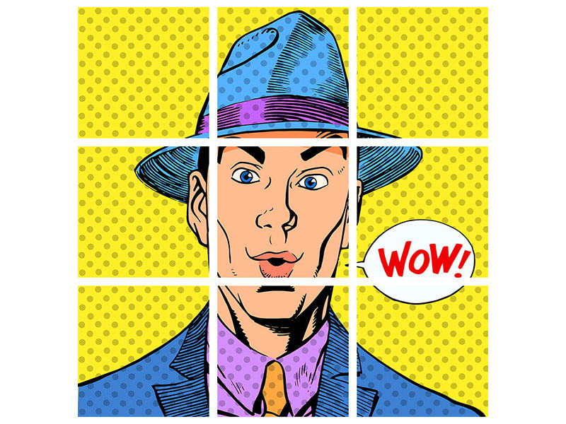 4-piece-canvas-print-pop-art-wow