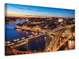 5-piece-canvas-print-portugal-porto-blue-hour