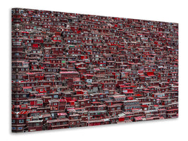 4-piece-canvas-print-red-houses