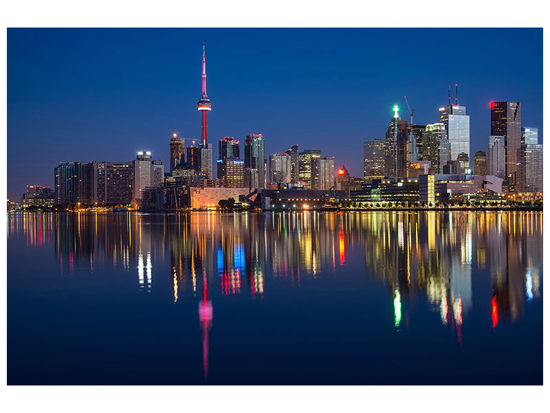 3-piece-canvas-print-reflections-in-the-evening