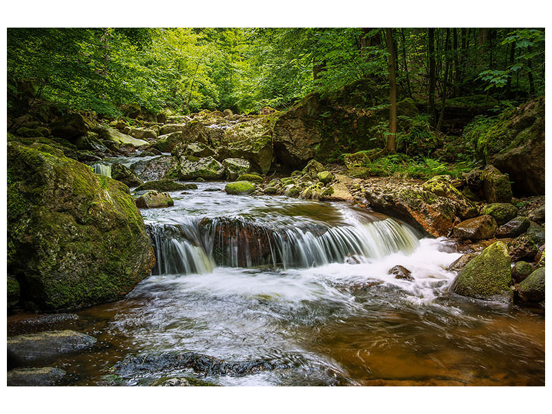 3-piece-canvas-print-relaxation-at-the-waterfall-ii