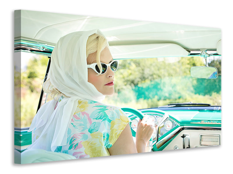 4-piece-canvas-print-retro-lady