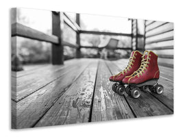3-piece-canvas-print-retro-roller-skates