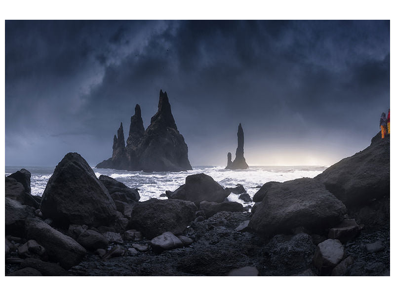 5-piece-canvas-print-reynisdrangar