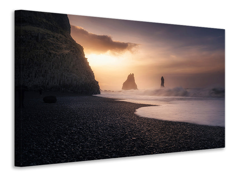 panoramic-3-piece-canvas-print-reynisfjara-sunrise